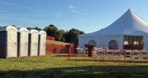 Festival portable restroom